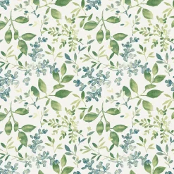 3122-11104 Tinker Green Woodland Botanical Wallpaper