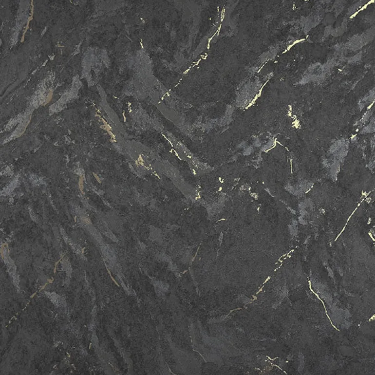 2927-00105 Titania Black Marble Texture Wallpaper