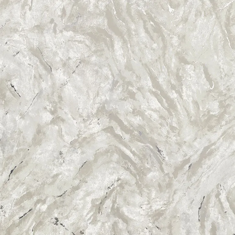 2927-00106 Titania Silver Marble Texture Wallpaper