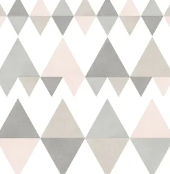 2821-25128 Trilogy Light Pink Geometric Wallpaper