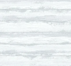 2927-81400 Truro Grey Weathered Shiplap Wallpaper