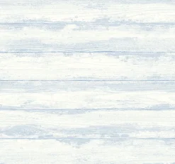 2927-81402 Truro Light Blue Weathered Shiplap Wallpaper