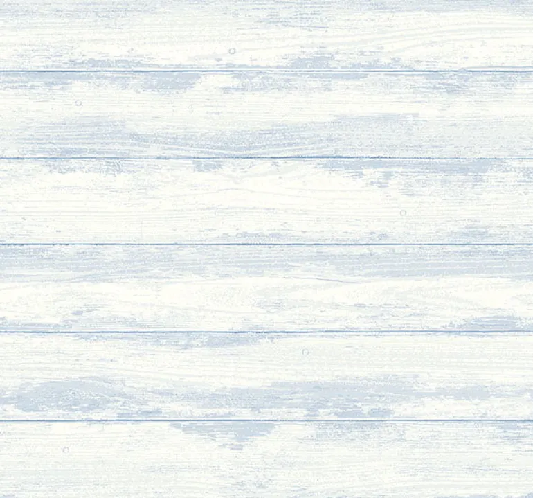 2927-81402 Truro Light Blue Weathered Shiplap Wallpaper