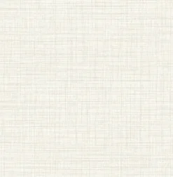 2767-24274 Tuckernuck Off-White Linen Wallpaper