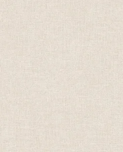 395840 Tweed Cream Faux Fabric Wallpaper