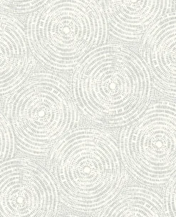 2904-24523 Vatten Platinum Geometric Wallpaper