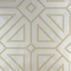 2902-87335 Voltaire Ivory Geometric Wallpaper