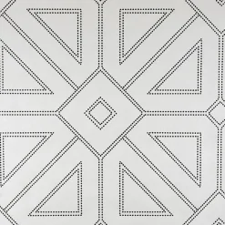 2902-87336 Voltaire Off-White Geometric Wallpaper