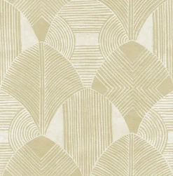 2964-25927 Westport Coffee Geometric Wallpaper