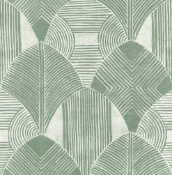 2964-25932 Westport Green Geometric Wallpaper