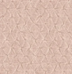 2970-26118 Wright Rose Gold Textured Triangle Wallpaper