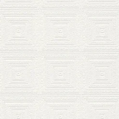 4000-6640-13 Wright White Tin Paintable Wallpaper