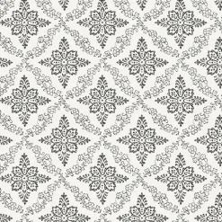 3119-13534 Wynonna Black Geometric Floral Wallpaper