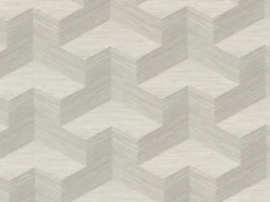 2829-82053 Y Knot Light Grey Geometric Texture Wallpaper