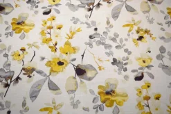 03367 Yellow Grey Trend Fabricut Fabric