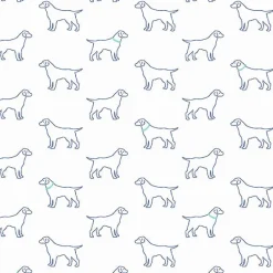 3122-10404 Yoop Off-White Dog Wallpaper