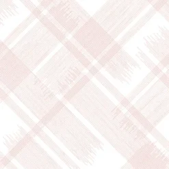 2973-90702 Zag Pink Modern Plaid Wallpaper
