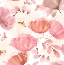 2904-25680 Zahra Pink Floral Wallpaper