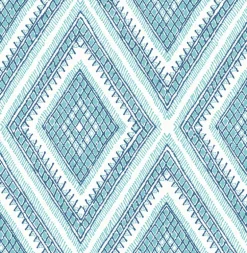 2969-26013 Zaya Blue Tribal Diamonds Wallpaper