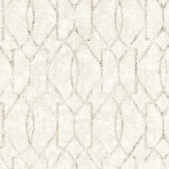 4019-86448 Ziva Cream Trellis Wallpaper