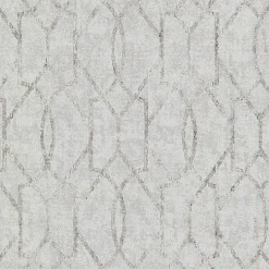 4019-86452 Ziva Platinum Trellis Wallpaper
