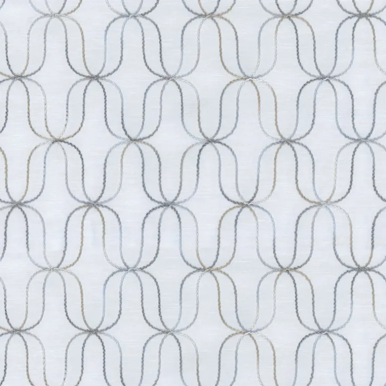 Acoustic Embroidery 180051 Indigo Novogratz Fabric