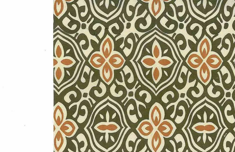 Alhambra Handprint Mocha Laura Kiran Fabric