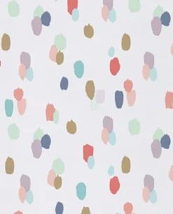 Amalie Ecru Painted Dots Wallpaper