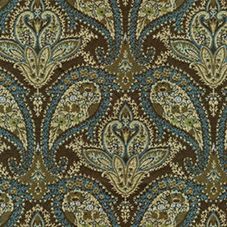 Antoinette 31 Empire Blue Fabric