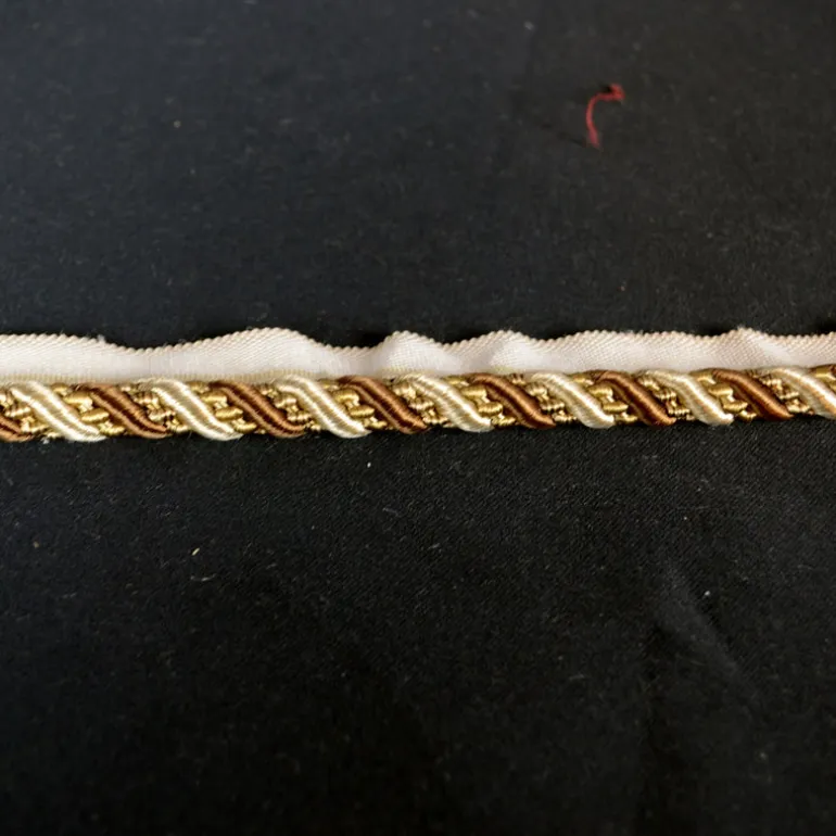 Art 1010 Gold Brown Lip Cord Trim