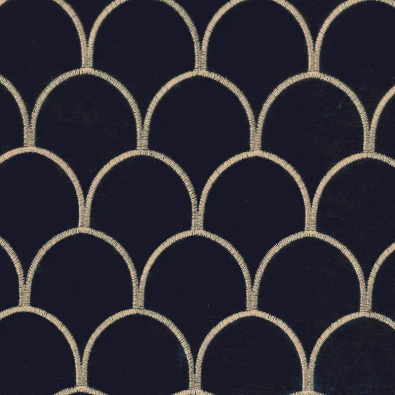 Arya Midnight Gold Regal Fabric