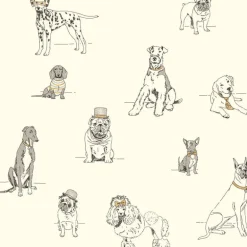 Ashford Toiles Dog's Life Wallpaper (AF1938_B12)