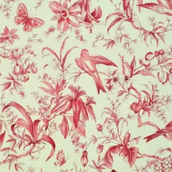 Audubon Toile Ruby P/Kaufmann Fabric