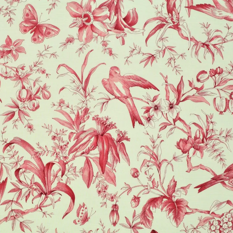 Audubon Toile Ruby P/Kaufmann Fabric