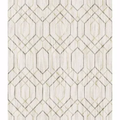 2838-AW87734 Lyla Beige Trellis Wallpaper