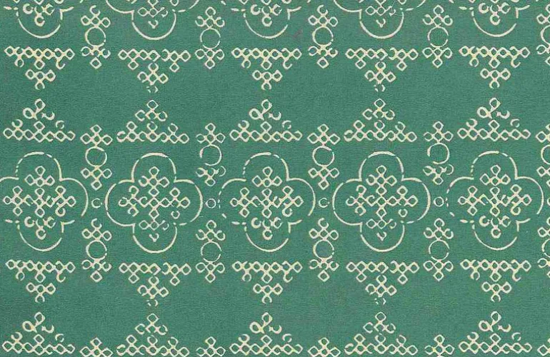 Bandhani Print Aquamarine Laura Kiran Fabric