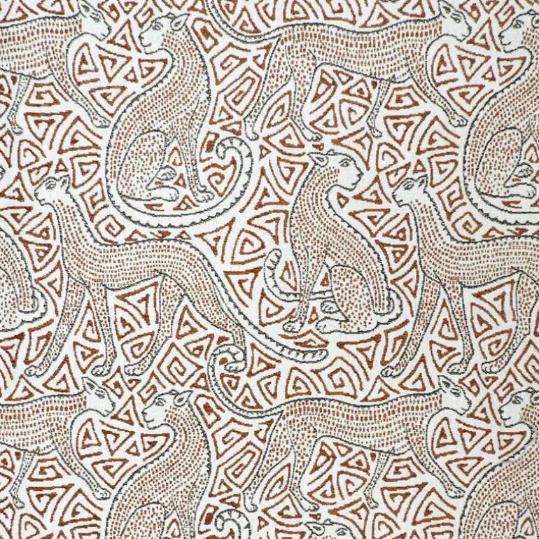 Bastet Nutmeg Regal Fabric