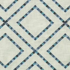 Beaded Lattice Emb 410512 Porcelain PK Lifestyles Fabric
