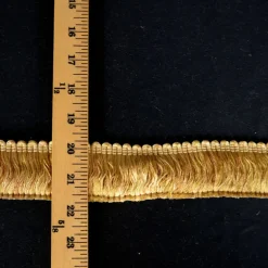 BF4004 61 Gold 2" Brush Fringe