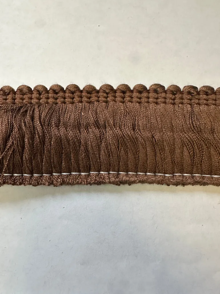 BF4018/6 Chocolate 2 inch Brush Fringe Belagio Trim