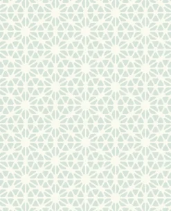 Billie Light Blue Geometric Wallpaper