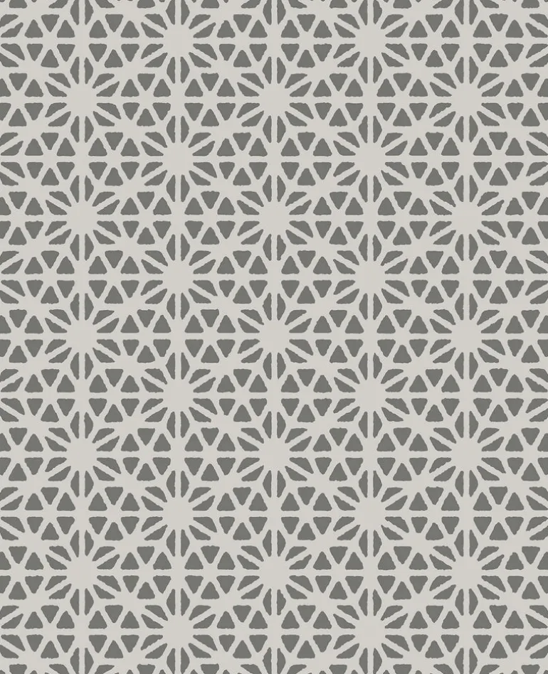 Billie Slate Geometric Wallpaper