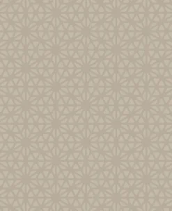 Billie Taupe Geometric Wallpaper
