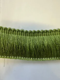 BIR606/107 2 inch Green Brush Fringe