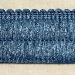 BIR606/50 Blue 2 inch Brush Fringe