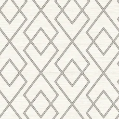 Blaze Cream Trellis Wallpaper