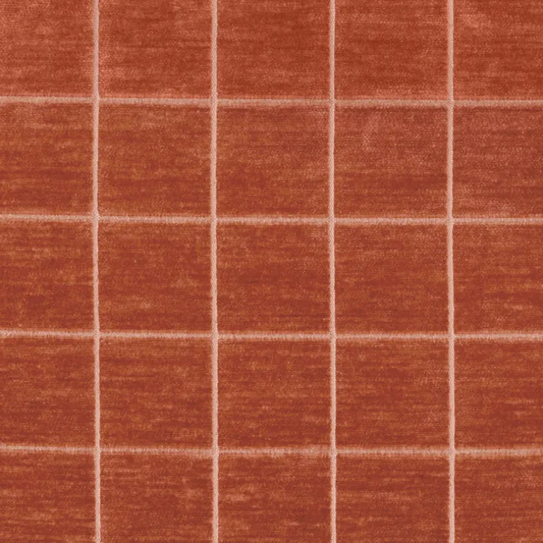 Block Terracotta Regal Fabric