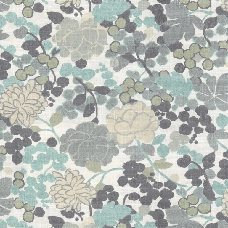 Blossom 180131 Grey Novogratz Fabric