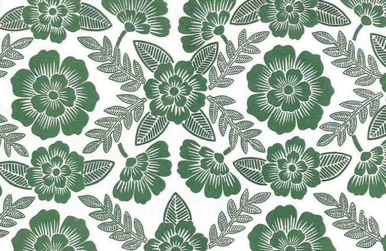 Bohemia Print Palm Laura Kiran Fabric