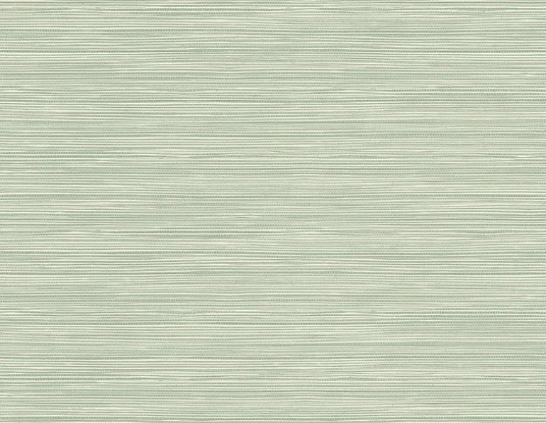 Bondi Seafoam Grasscloth Texture Wallpaper